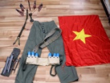 COLLECTION OF WWII TO VIETNAM MILITARY GEAR