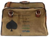 WWII ACE OF SPADES LT. NORRISON LUGGAGE
