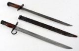WWII IMPERIAL JAPANESE ARISAKA BAYONET LOT OF 2