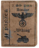WWII GERMAN THIRD REICH SS PANZER AUSWEIS ID BOOK