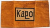WWII GERMAN JEWISH KAPO CONCENTRATION CAMP ARMBAND