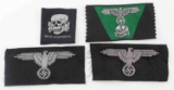 WWII GERMAN THIRD REICH SS INSIGNIA LOT OF FOUR