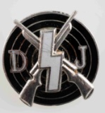 WWII GERMAN THIRD REICH DJ MARKSMAN SHOOTING BADGE