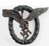 WWII GERMAN THIRD REICH LUFTWAFFE PILOT BADGE