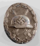 WWII GERMAN THIRD REICH SILVER WOUND BADGE