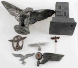 WWII GERMAN THIRD REICH BADGES & MISCELLANEOUS