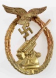 WWII GERMAN THIRD REICH LUFTWAFFE FLAK BADGE