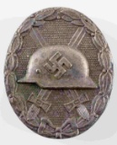 WWII GERMAN THIRD REICH SILVER WOUND BADGE
