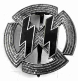WWII GERMAN THIRD REICH SS SPORTS RUNE BADGE