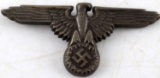 WWII GERMAN SS SCHUTZ STAFFEL VISOR CAP EAGLE