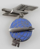 WWII GERMAN ZEPPELIN AIR SHIP OFFICER CAP INSIGNIA