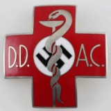 WWII GERMAN MEDICAL DD AC DOCTORS BREAST BADGE