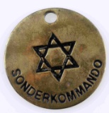 WWII GERMAN JEWISH SONDERKOMMANDO ID TAG