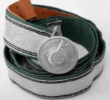 WWII GERMAN THIRD REICH WAFFEN SS BROCADE BELT