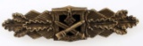 WWII THIRD REICH GERMAN BRONZE CLOSE COMBAT BADGE