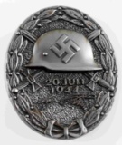 GERMAN WWII THIRD REICH JULY 20 1944 WOUND BADGE