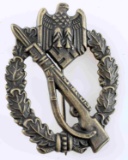 WWII GERMAN THIRD REICH INFANTRY ASSAULT BADGE