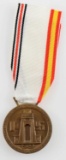 WWII GERMAN THIRD REICH AFRIKA KORPS SERVICE MEDAL