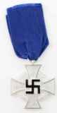WWII GERMAN THIRD REICH 25 YEAR SERVICE CROSS