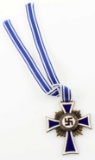 WWII GERMAN THIRD REICH SILVER MOTHERS CROSS MEDAL