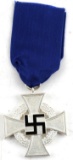 WWII GERMAN THIRD REICH 25 YEAR SERVICE CROSS