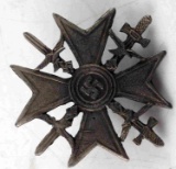 WWII GERMAN CONDOR LEGION CROSS W/ SWORDS