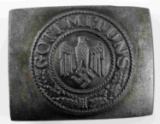 WWII THIRD REICH GERMAN WEHRMACHT BELT BUCKLE