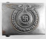 WWII THIRD REICH GERMAN WAFFEN SS BELT BUCKLE RZM