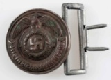 WWII GERMAN EARLY SS OFFICERS BELT BUCKLE