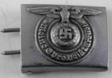 WWII GERMAN THIRD REICH SS EM BELT BUCKLE