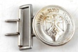 WWII GERMAN HITLER YOUTH HJ OFFICERS BELT BUCKLE