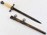 WWII GERMAN KRIEGSMARINE DAMASCUS OFFICERS DAGGER