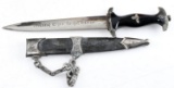 WWII THIRD REICH GERMAN CHAINED SS HONOR DAGGER