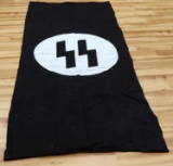 REENACTORS WWII GERMAN THIRD REICH SS BANNER FLAG