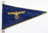 WWII THIRD REICH GERMAN KRIEGSMARINE PENNANT