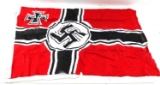 WWII GERMAN THIRD REICH KRIEGSMARINE BATTLE FLAG