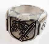 WWII THIRD REICH GERMAN SS KARALLERIE DIV. RING