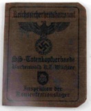 WWII GERMAN 3RD REICH SS GUARD AUSWEIS MALE