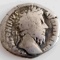 ANCIENT ROMAN ANTONINUS PIUS SILVER DENARIUS COIN