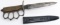 US ARMY M1918 LF&C KNUCKLE DUSTER TRENCH KNIFE