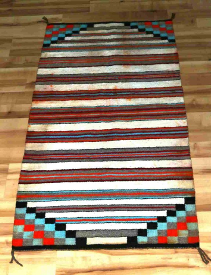 DOUBLE SIDED NAVAJO HORSE SADDLE BLANKET