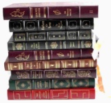 9 LEATHER BOUND EASTON PRESS CLASSIC BOOK LOT