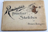 FIRST EDITION BOOK FRONTIER SKETCKES  BY REMINGTON