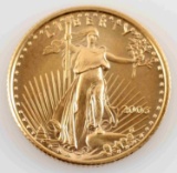 AMERICAN GOLD EAGLE 1/10 OZT $5 BULLION COIN 2006