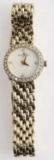 14K GOLD AND DIAMOND BAUME & MERCIER LADIES WATCH