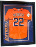 JOSH REDDICK ASTROS WORLD SERIES SIGNED JERSEY