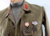 WWII JAPANESE IJA CORPORAL TUNIC W MEDALS