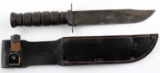 WWII US CAMILLUS MK2 FIGHTING KNIFE AND SCABBARD