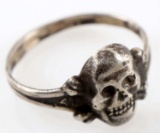 WWII GERMAN THIRD REICH SS TOTENKOPF RING