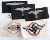 WWII GERMAN SPORTS EAGLE PATCHES W HITLER YOUTH